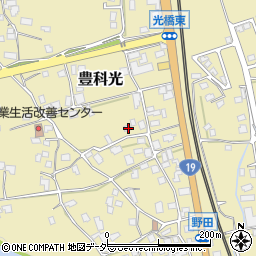 長野県安曇野市豊科光1410周辺の地図