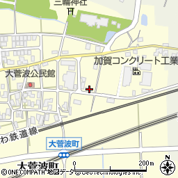 石川県加賀市大菅波町ヲ22周辺の地図