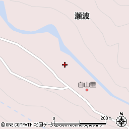 石川県白山市瀬波子周辺の地図