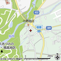 長野県安曇野市穂高柏原4360周辺の地図