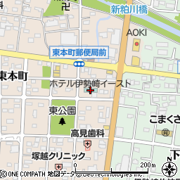 ホテル伊勢崎イースト周辺の地図