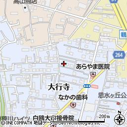 栃木県小山市大行寺1018周辺の地図