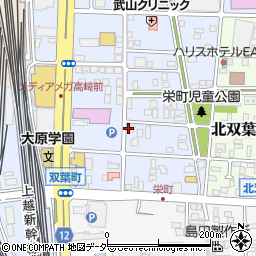 そば処・梅の花高崎駅東口店周辺の地図