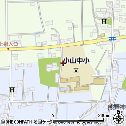 栃木県小山市南小林116周辺の地図
