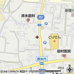栃木県栃木市大平町西水代1947周辺の地図