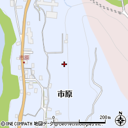 石川県白山市市原周辺の地図