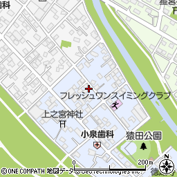 栃木県足利市猿田町周辺の地図