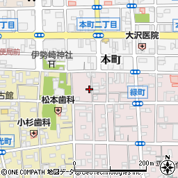 緑寿司周辺の地図