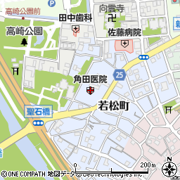 角田医院周辺の地図