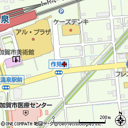 ユトリ珈琲 加賀温泉駅前店周辺の地図