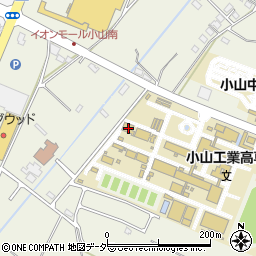栃木県小山市中久喜1238周辺の地図