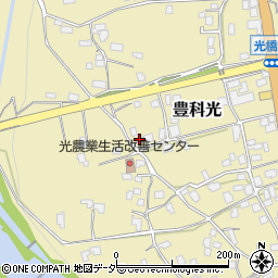 長野県安曇野市豊科光1368周辺の地図