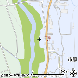 石川県白山市市原ヘ周辺の地図