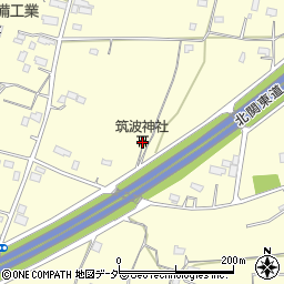 筑波神社周辺の地図