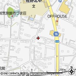 栃木県佐野市富岡町190周辺の地図