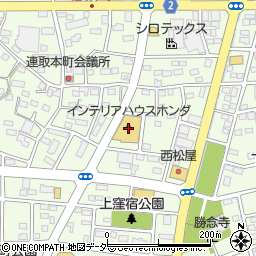 家具のホンダ　伊勢崎店周辺の地図