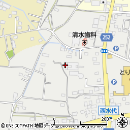 栃木県栃木市大平町西水代1942周辺の地図