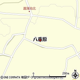 長野県東御市八重原周辺の地図