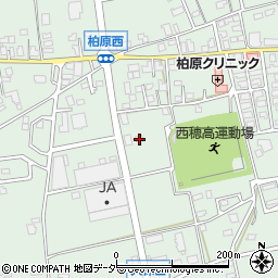長野県安曇野市穂高柏原2843周辺の地図