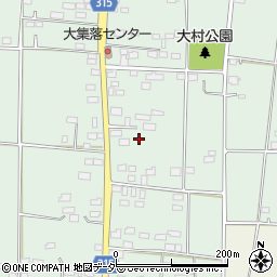 群馬県太田市新田大町周辺の地図