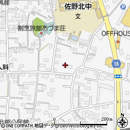 栃木県佐野市富岡町61周辺の地図