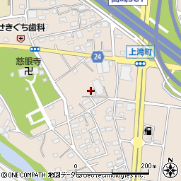 群馬県高崎市上滝町855周辺の地図