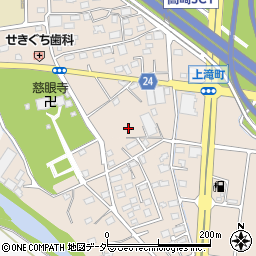 群馬県高崎市上滝町888周辺の地図