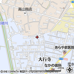 栃木県小山市大行寺1013周辺の地図