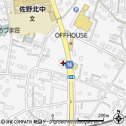 ネッツトヨタ栃木　佐野北店周辺の地図