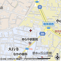 栃木県小山市大行寺1016周辺の地図