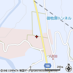 長野県東御市八反田周辺の地図