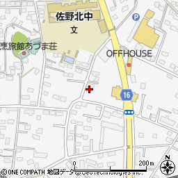 栃木県佐野市富岡町187周辺の地図