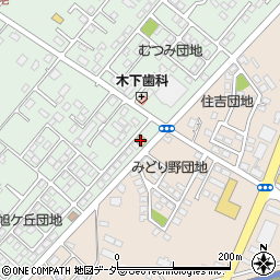 セブンイレブン友部旭町西原店周辺の地図