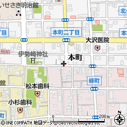 ラーメンハウス 本町店周辺の地図