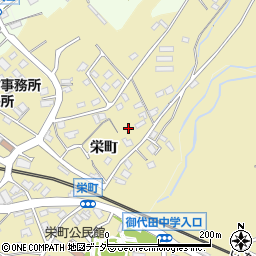 長野県御代田町（北佐久郡）栄町周辺の地図