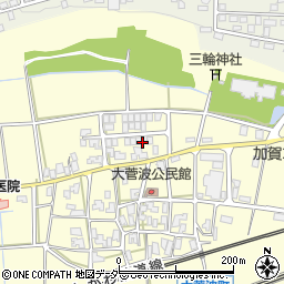 石川県加賀市大菅波町ル周辺の地図