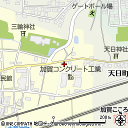 石川県加賀市大菅波町ワ周辺の地図