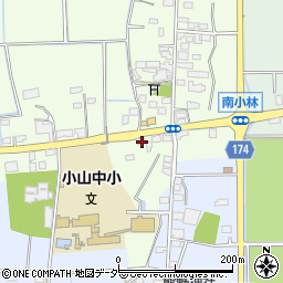 栃木県小山市南小林26-2周辺の地図