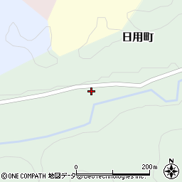 石川県小松市日用町丑周辺の地図