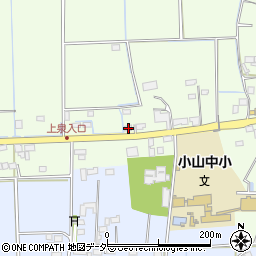 栃木県小山市南小林142周辺の地図