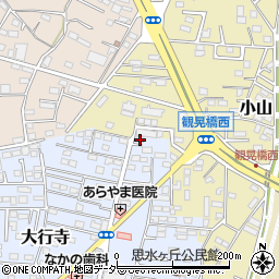 栃木県小山市大行寺1077周辺の地図