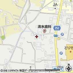 栃木県栃木市大平町西水代1939周辺の地図