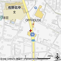 栃木県佐野市富岡町178周辺の地図