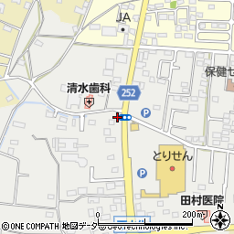 栃木県栃木市大平町西水代1846周辺の地図