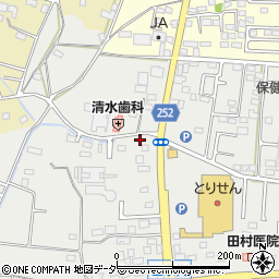 栃木県栃木市大平町西水代1934周辺の地図