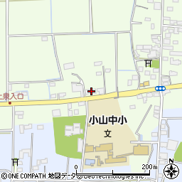 栃木県小山市南小林122周辺の地図