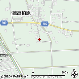 長野県安曇野市穂高柏原572周辺の地図