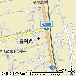 長野県安曇野市豊科光1290周辺の地図