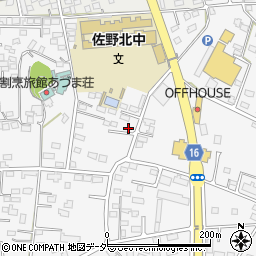 栃木県佐野市富岡町79周辺の地図