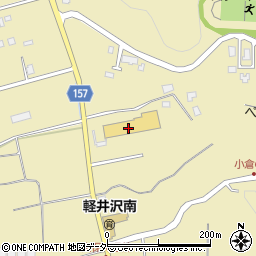 軽井沢発地市庭　農産物直売所周辺の地図